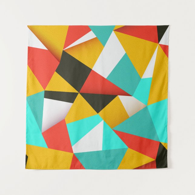 Retro Abstract: Colourful Blend. Tapestry (Front)