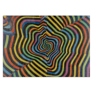 Retro Abstract Cutting Board