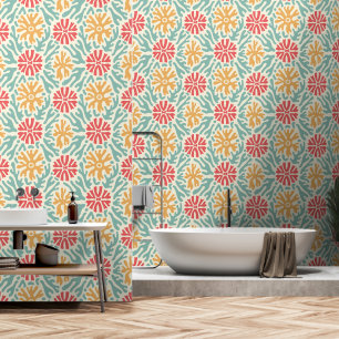 Retro Abstract Dots Mid Century Wallpaper