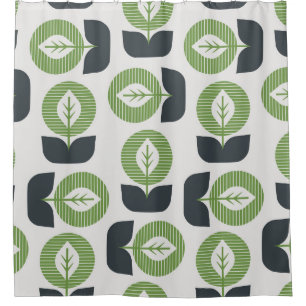 Retro Abstract Leaves: Seamless Vintage Style