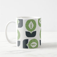 Retro Abstract Leaves: Seamless Vintage Style
