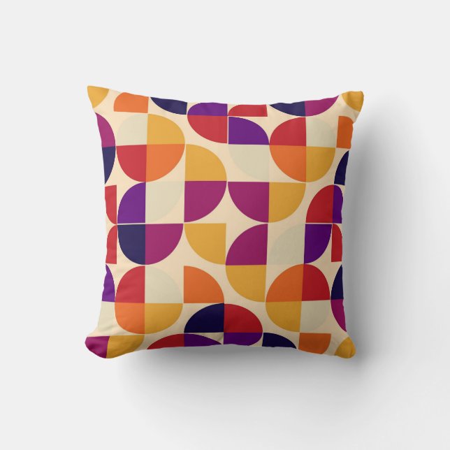 Retro Abstract Pattern Decorative Cushion for Warm (Front)