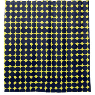 Retro Abstract Pattern Dots Black and yellow