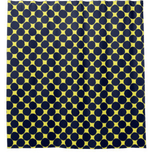 Retro Abstract Pattern Dots Black and yellow