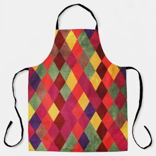 Retro Abstract: Vintage Pattern Design Apron