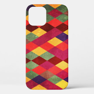 Retro Abstract: Vintage Pattern Design iPhone 12 Case