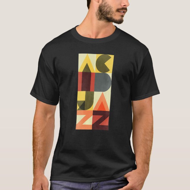 Retro Acid Jazz 90s Jazz   T-Shirt (Front)