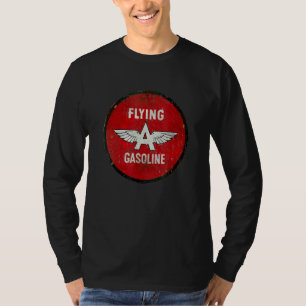 Retro Advertising Sign Vintage Petrol Station Sig T-Shirt