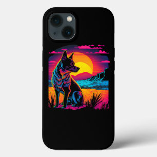 Retro Aesthetic Australian Cattle dog 17 iPhone 13 Case