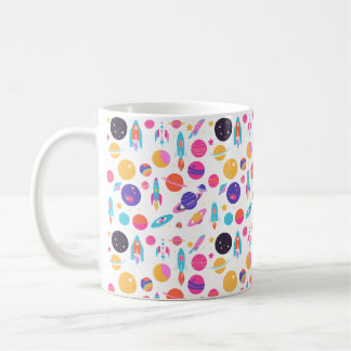 Retro AI Generated Space Mug