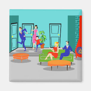 Rétro aimant classique de télévision