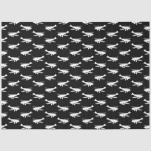 Retro Airplane Design Antique Plane Art Aviation Tissue Paper