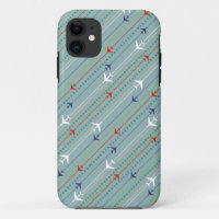 Retro Airplane Pattern iPhone 5/5s Case