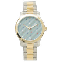 Retro Airplane Pattern Watch