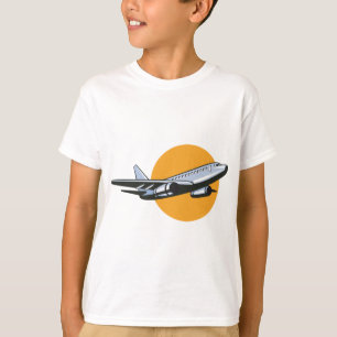 Retro Airplane Vintage Jet Travel Art Design  T-Shirt