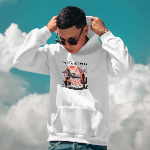 Retro Alien Invasion Hoodie