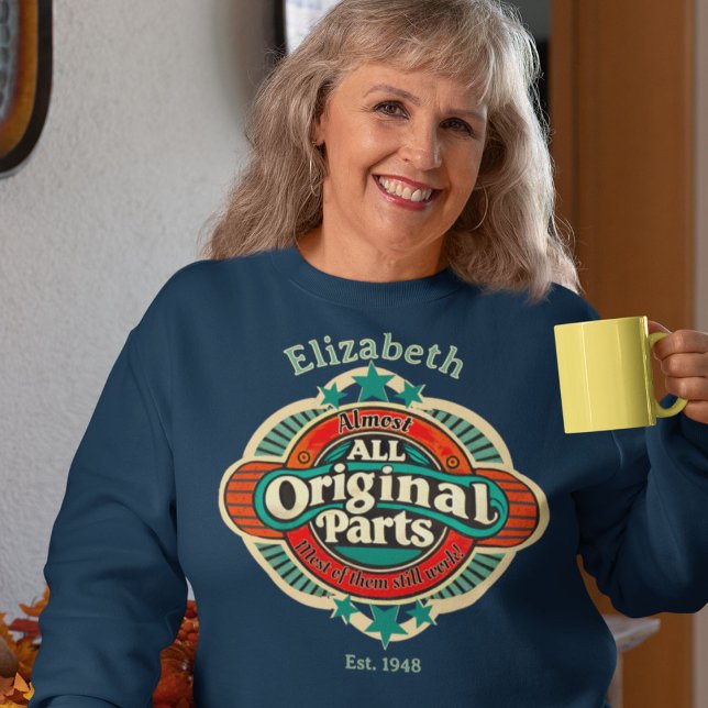 Retro Almost All Original Parts Custom Woman's Hoodie (Creator Uploaded)