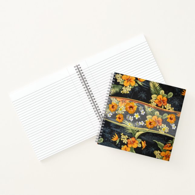 Retro Aloha Shirt Notebook (Inside)
