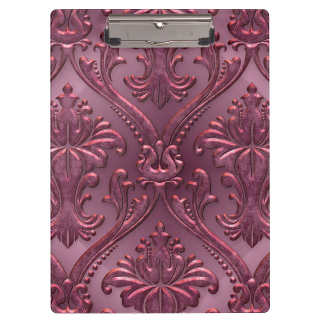 Retro Aluminum Metal Clipboard (Front)