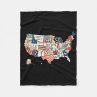 Retro America Usa Map God Say You Are Bible 4th Of