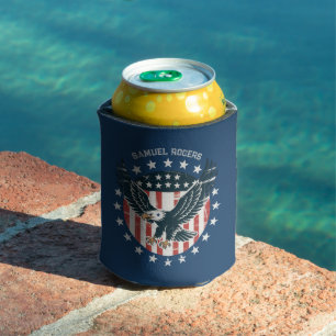Retro American Eagle  Can Cooler