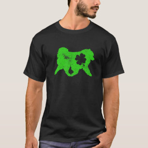 Retro American Eskimo Dog Lover St Patrick's Day S T-Shirt