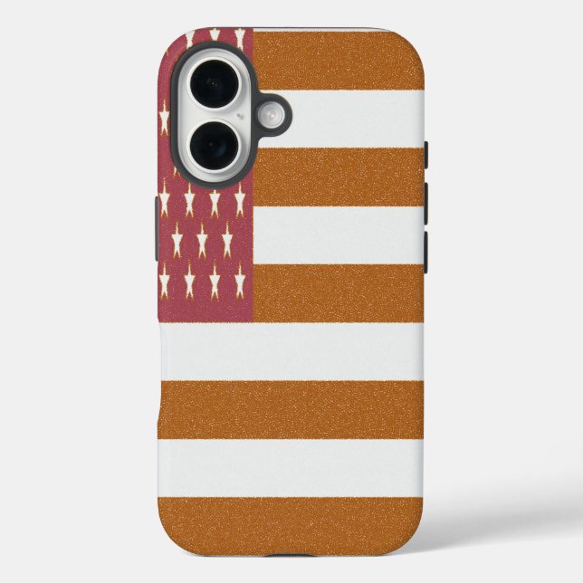 Retro American Flag  Case-Mate iPhone Case (Back)