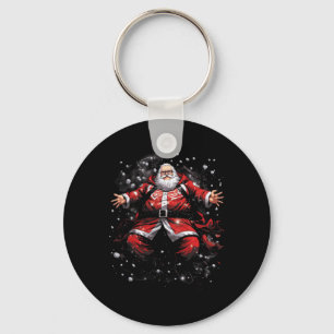 Retro American Santa Clause Vintage Christmas #6 Keychain