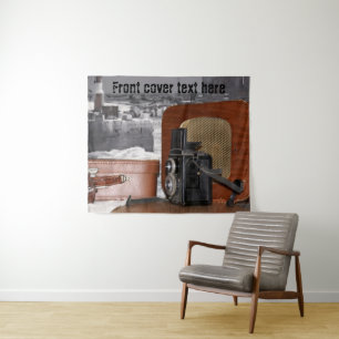 Retro analogue Video Camera Tapestry