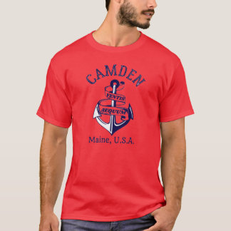 Retro Anchor Camden Maine USA1 T-Shirt