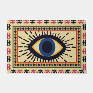 Retro And Vintage Mat, Mystery Eyes Doormat