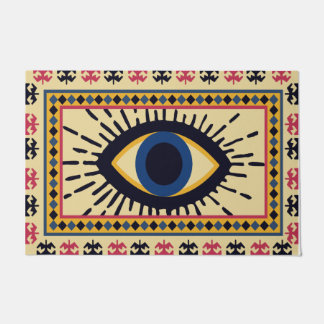  Retro And Vintage Mat, Mystery Eyes Doormat