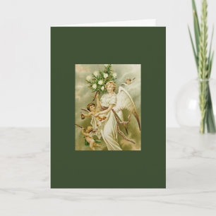 RETRO ANGEL CHRISTMAS Card