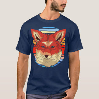 Retro Animal Fox T-Shirt
