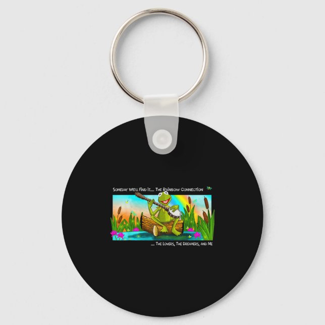 Retro Animal Funny Quote The Lovers The Dreamer An Keychain (Front)