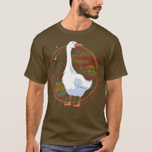 Retro Animal Lover Farmer Farm Bird Goose  T-Shirt