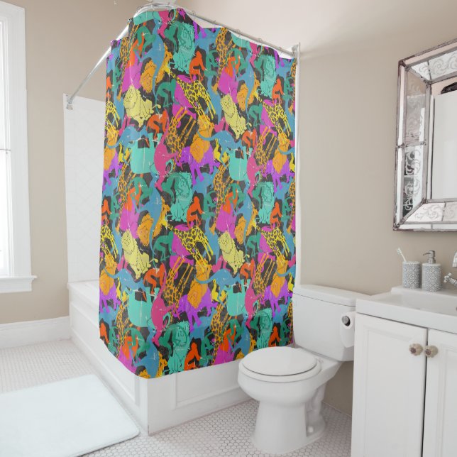 Retro Animal Silhouettes Pattern (In Situ)