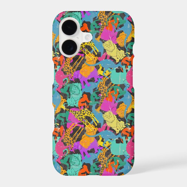 Retro Animal Silhouettes Pattern (Back)