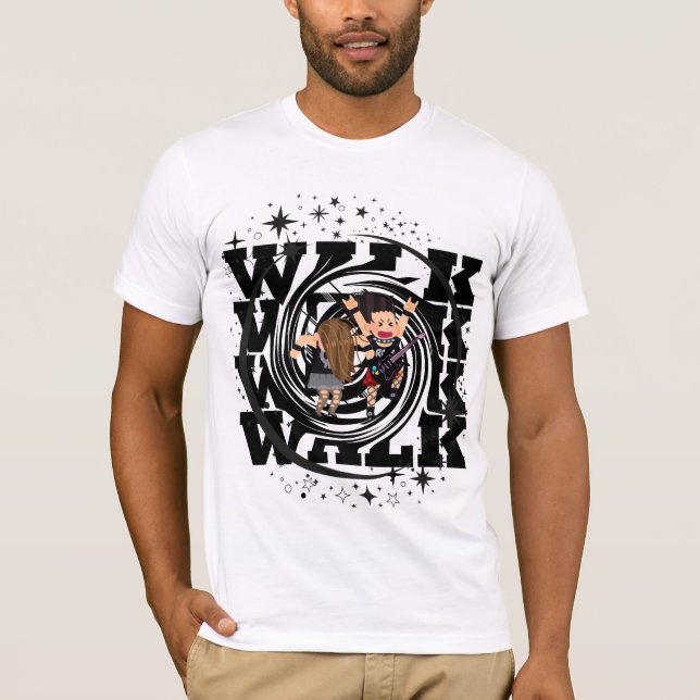 Retro Anime Star Warrior T-Shirt  (Front)