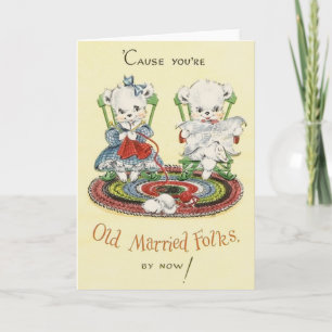 Retro Anniversary Greeting Card