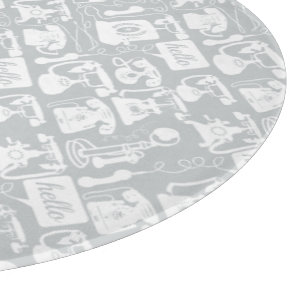 Retro  Any Colour Telephone Pattern Cutting Board