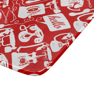 Retro  Any Colour Telephone Pattern Cutting Board