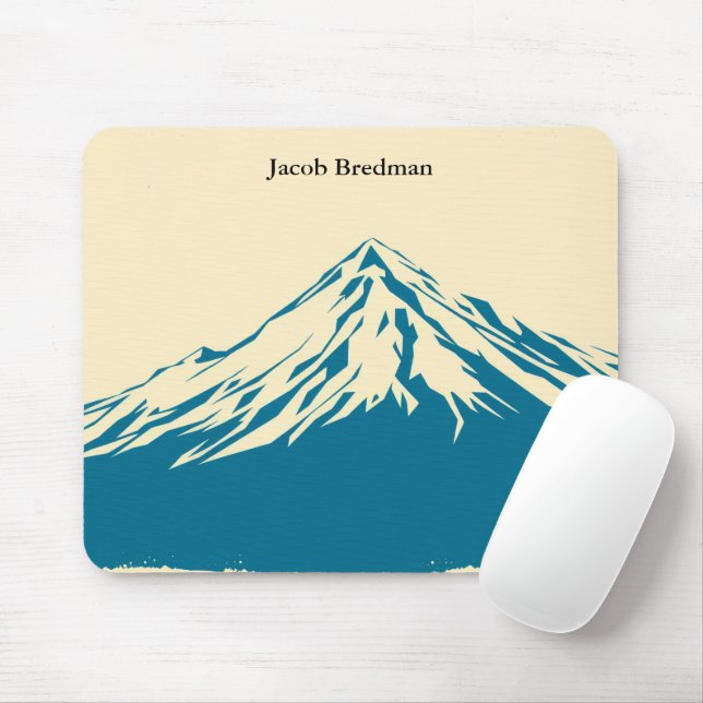 Retro Apres Ski Club Vintage Winter Mouse Pad (With Mouse)