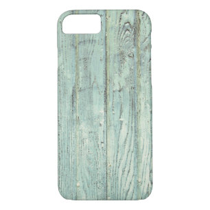 Retro Aqua Wood Case-Mate iPhone Case