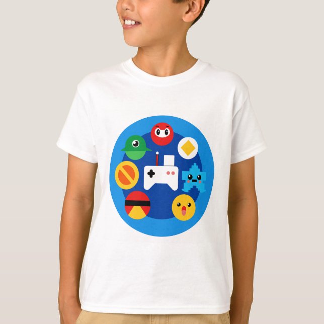 Retro Arcade Fun T-Shirt (Front)