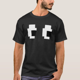 Retro Arcade Game Ghost 80s 8 bit Halloween Group  T-Shirt