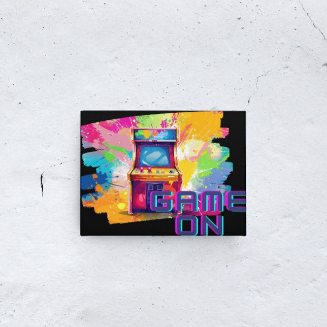 Retro Arcade Game On Canvas Art (Creator Uploaded)