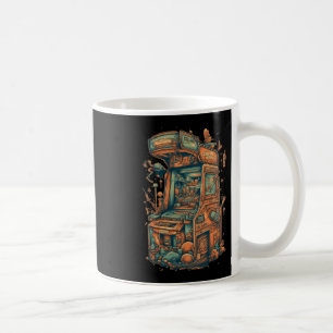 Retro Arcade Gamer Clic Gaming Arcade Machine  Coffee Mug