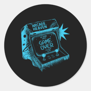 Retro Arcade Heaven Sticker