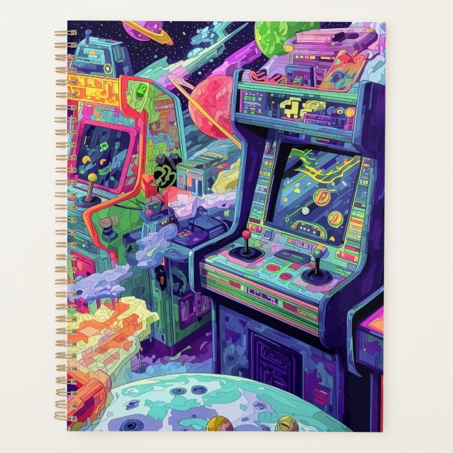 Retro Arcade Machines in Space Planner (Front)